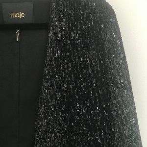 Maje sequin blazer size 40/ 6/8